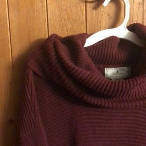 Cranberry cowl neck sweater